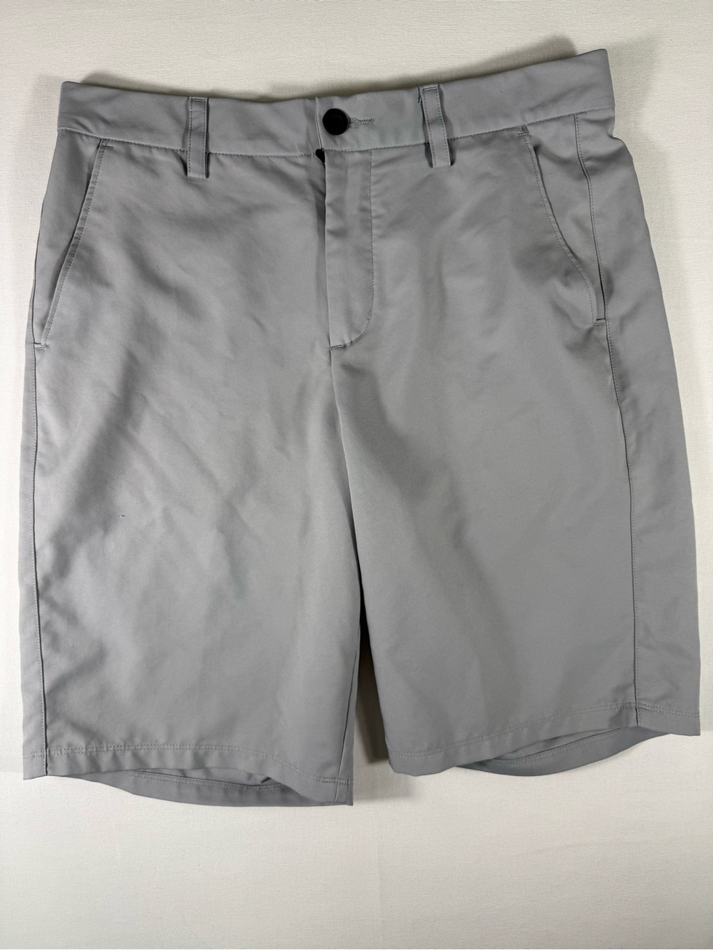 Fila Men's Light Gray Flat Front Performance Shorts
